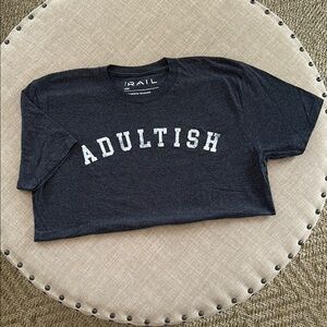 The Rail Black Short Sleeve Tee Adultish